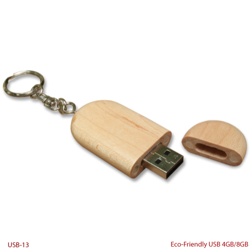 Eco Friendly USB Flash Wooden Material