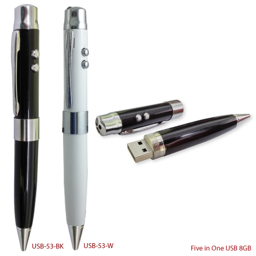 Multifunction USB Drives with Pen
