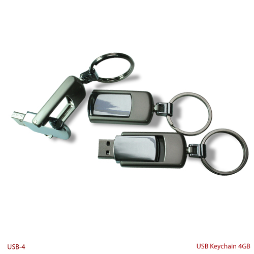 USB Keychain in 4GB and 8GB