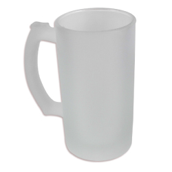 Photo Mugs in Frosted Glass with Logo Branding