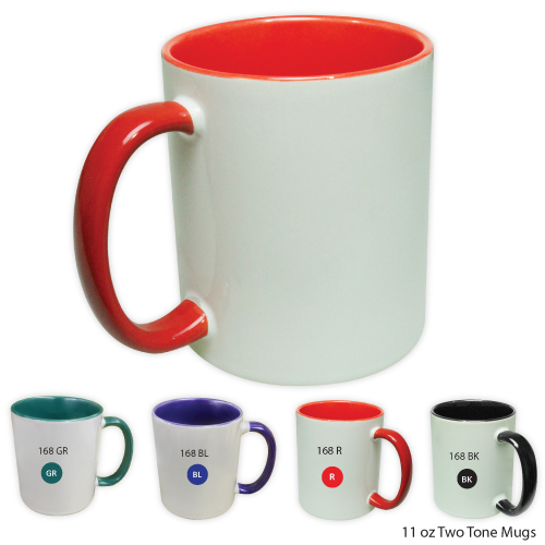 Sublimation Photo Mugs in White Color with Printing