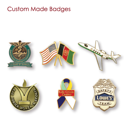 Customized Shape Ready Badges