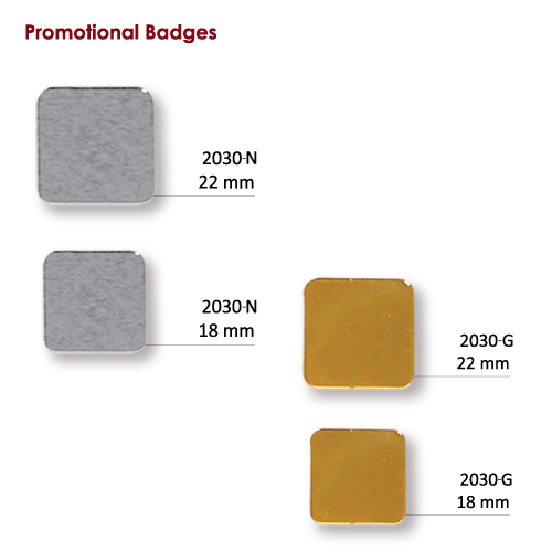 Square Shaped Logo Badges