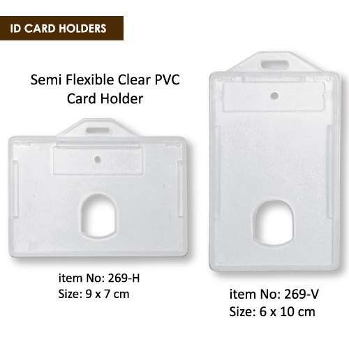 Flexible PVC Card Holders