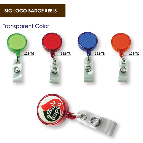 Logo Badge Reels in Transparent