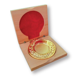 Wooden Box for Medals Packaging