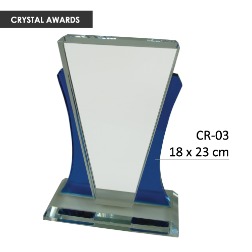 Crystal Award Trophy