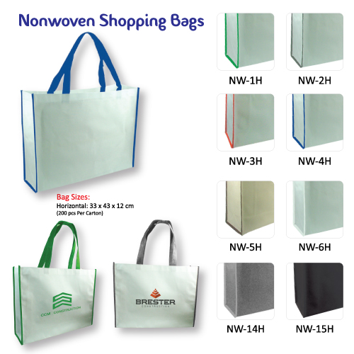 Nonwoven Bags Horizontal