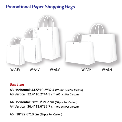Paper Bags White Color