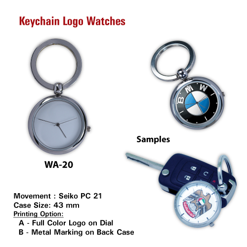 Keychain Watches with Logo Branding