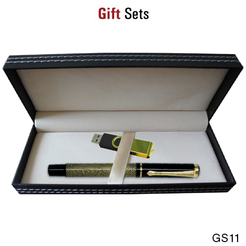 Gift Sets Swivel USB Flash and Pen GS-11
