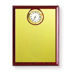 Wooden Plaques with Clock