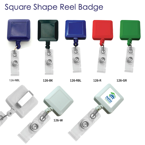 Badge Reels in Square Shape
