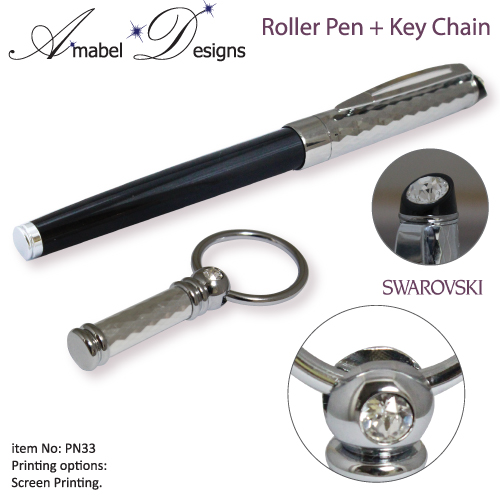 Roller Pen Plus Keychain