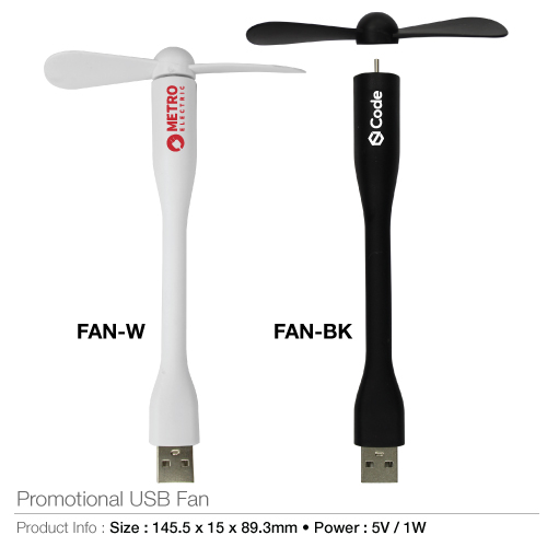 USB Fans with Branding Options