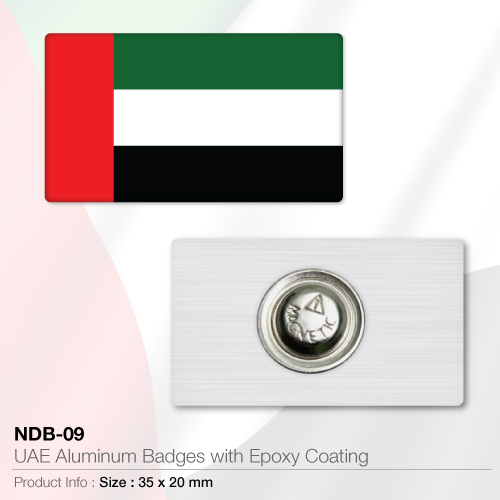 UAE National Day Badges Rectangle shape