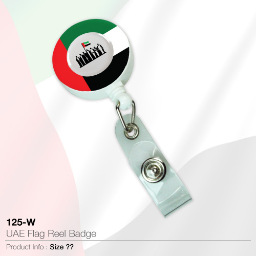  UAE Flag Design Reel Badges