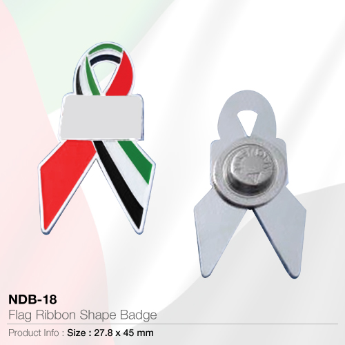 UAE Flag Ribbon Badges