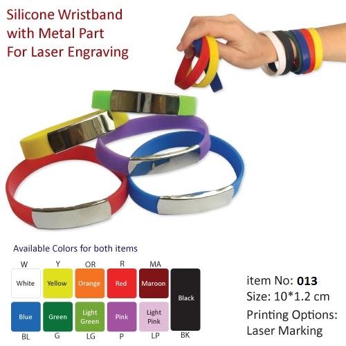 Wristbands with Metal Part