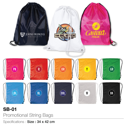 String Bags for Sublimation, Promotional String Bags