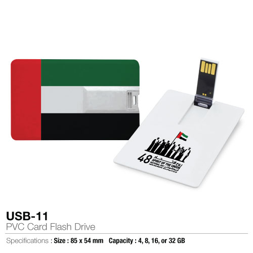 National Day Card Shape USB