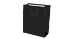 Laminated  Paper Shopping Bag A4 Size - Black Color