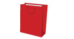 Laminated  Paper Shopping Bag A3 size - Red Color