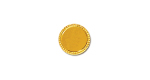 Round Logo Badge Gold 2044G