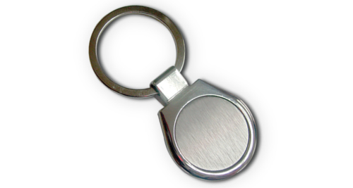 Metal Keychain with 2 Side Plate & Packing Box 27