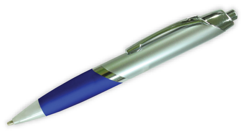 Promotional Plastic Pen - Dark Blue