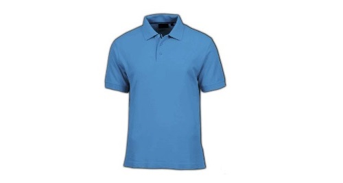 Cotton Polo T-shirt - Sky Blue  Color