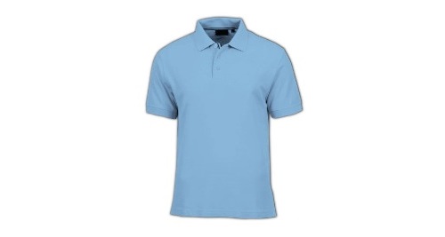 Cotton Polo T-shirt Light Blue Color