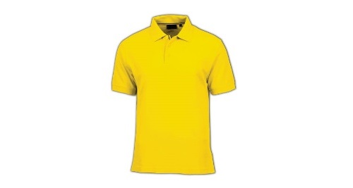 Cotton Polo T-shirt - Yellow Color
