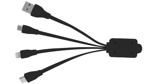 Octo-VI Cable Connectors - Black