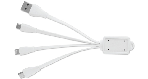 Octo-VI Cable Connectors - White